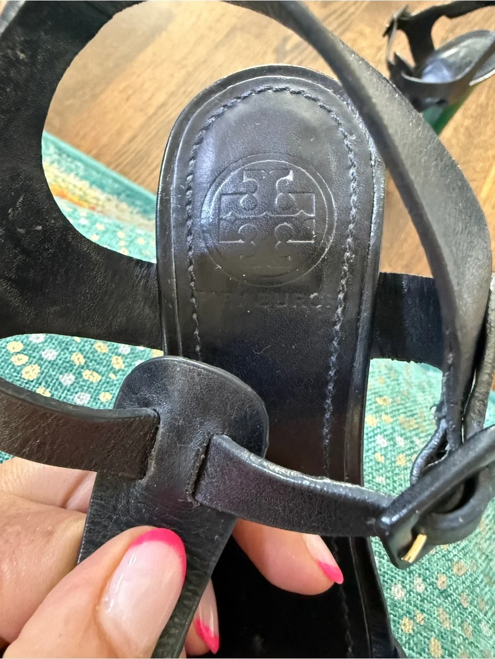 Tory Burch Abella Colorblock High Heel Platform Sandals
